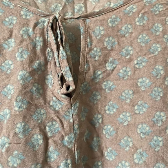 Timing 100% Rayon Peplum Blouse Size L - Picture 8 of 11